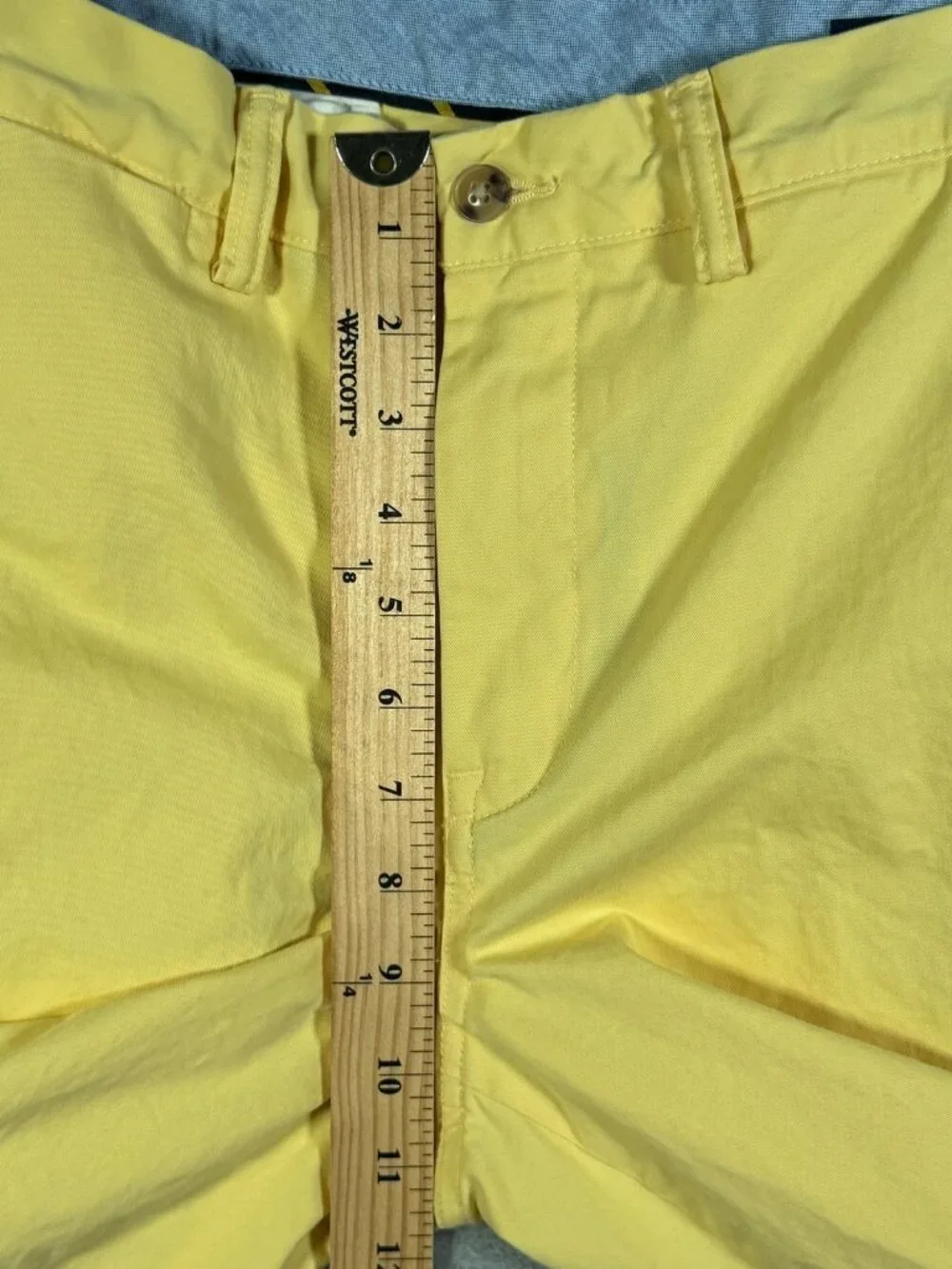 Polo Ralph Lauren Pants Mens 32x32 Yellow Bedford Flat Front Chino Stretch